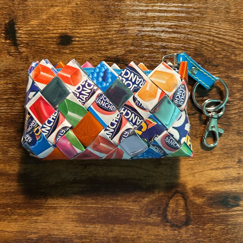 Nahui Ollin Jolly Rancher Blue Raspberry Coin Purse
